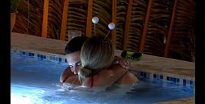 Sergio e Irini, muy cerca en el jacuzzi: "Tengo ganas de que nos besemos"