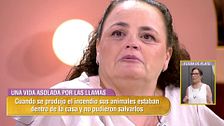 Carmen y su familia, desolados por el incendio de su casa: no pudieron salvar a su perra ni a su gato