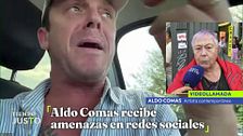 Aldo Comas sufre amenazas tras sus palabras a Paca: "No quise mofarme de ella. La he invitado a mi casa"