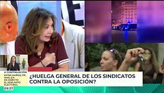 Ana Rosa reacciona a la convocatoria de huelga general: "Ocho años sin mover un dedo y ahora los sindicatos van contra la oposición"