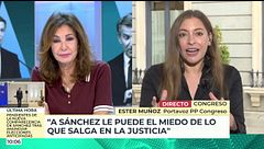 Esther Muñoz, portavoz del PP en el Congreso: "Es importante que nadie se confíe, Sánchez está dispuesto a todo"