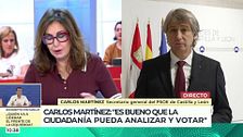 Secretario general del PSOE en Castilla y León: "Es bueno que la ciudadanía pueda analizar y votar"