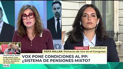 Pepa Millán, portavoz de VOX en el Congreso, sobre una posible huelga general: "Estos sindicatos no representan a los trabajadores españoles"
