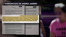 El comunicado de Andrea Janeiro en '¡De viernes!'