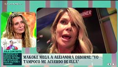 Makoke responde a Alejandra Osborne por poner en duda que había pasado una noche con Brad Pitt