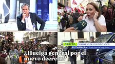 Rifirrafe entre Ruth Galán, del Sindicato de Inquilinas, y Benjamín López, director de 'ESdiario': "¡Tenéis que escuchar a las personas!"