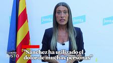 Las palabras de Míriam Nogueras tras el adelanto electoral: "Sánchez ha utilizado el dolor de muchas personas"