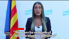 Las palabras de Míriam Nogueras tras el adelanto electoral: "Sánchez ha utilizado el dolor de muchas personas"
