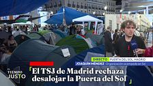 El TSJ decide no desalojar la acampada y los manifestantes reciben la noticia "con euforia"
