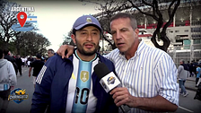 Cristobal Soria, estuvo presente en El Monumental de Buenos Aires para despedir a Leo Messi