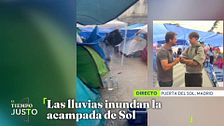 Activista acampado en Sol: "Estamos demostrando que tenemos más fuerza de lo que pensaban"