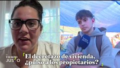 El choque de una multipropietaria y un activista acampado en Sol en 'El tiempo justo': "No debéis engañar a la gente"