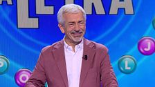 Carlos Sobera sufre un ataque de risa durante las pruebas: ''Me lo estáis poniendo muy difícil''