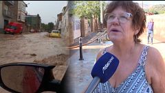 Lola fue rescatada por los bomberos cuando se quedó atrapada en su coche en medio del temporal: "He vuelto a nacer"