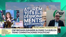Presidente de CSIF, sobre la huelga general: "No vamos a secundarla, excede por mucho el ámbito laboral"