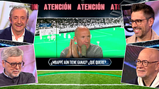 Un programa francés reta a El Chiringuito a un debate sobre Mbappé y la reacción de Pedrerol es impagable