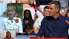 Esperanza Aguirre revela lo que le diría a Pedro Sánchez si se lo encuentra en el Día de la Hispanidad: ''Yo ya he perdido los filtros''