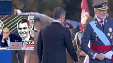 Nacho Abad reacciona al saludo del rey a Pedro Sánchez en el Día de la Hispanidad: ''Le ha puesto una sonrisa de oreja a oreja''