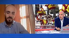 Ezekiel Marín, periodista agredido por un militante del PSOE: ''Fue simplemente por grabar, ya está denunciado''