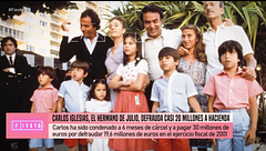 Carlos Iglesias, hermano de Julio, defrauda casi 20 millones de Hacienda: todos los detalles