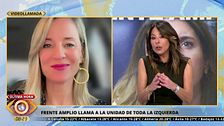 Verónica Martínez, portavoz de Sumar, sobre la candidata a la presidencia de Frente Amplio: "Ada Colau es excepcional"