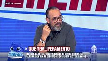 La reflexión de Risto Mejide a raíz del tenso momento vivido entre Alfonso Serrano y Víctor Camino: "¿Qué tipo de campaña nos espera?"