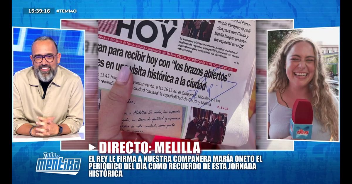 Todo es mentira: El rey Felipe VI firma a ‘TEM’ el periódico del día en ...