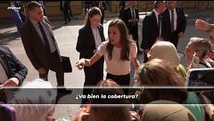 El equipo de ‘TEM’ consigue hablar con la reina Letizia en su visita a Melilla: las imágenes del encuentro