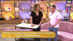 Sol enseña sus trucos cotidianos para enfrentarse a su día a día tras haber perdido la visión