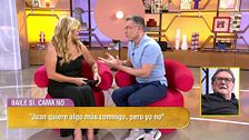 Lola acude a 'El diario de Jorge' para rechazar a Juan, su compañero en el baile: "Es muy intenso y me agobia"