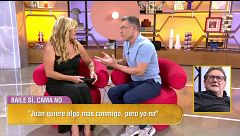 Lola acude a 'El diario de Jorge' para rechazar a Juan, su compañero en el baile: "Es muy intenso y me agobia"