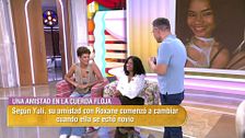 Roxane se sorprende al descubrir que su amiga Yuli cree que le tiene rencor
