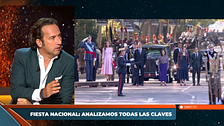 La reacción de 'Horizonte' a los abucheos e insultos contra Pedro Sánchez en el desfile del 12 de octubre: "Se esconde en las enaguas del Rey"
