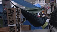 El desalojo de la acampada de la Puerta de El Sol en Madrid, en manos de la Justicia