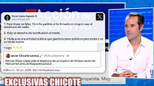 Chicote responde a Óscar López tras negar la información del periodista que afirma que el ministro habría pedido el desahucio de un vecino de Maricarmen