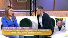 Karina confiesa que quiere dejar en directo a su novio y recibe los consejos de Jorge Javier