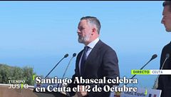 Santiago Abascal comparece desde Ceuta durante el desfile del 12 de octubre: "La frontera debe ser militarizada"
