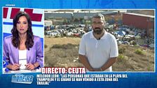 Melchor León, diputado del PSOE en Ceuta, muestra los nuevos asentamientos de migrantes en El Tarajal: "Solo han cambiado de sitio"