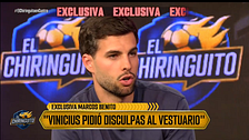 El empujón de Vinicius a un empleado de LALIGA y su disculpa al vestuario: "Estaba fuera de sí"