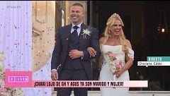 Primeras palabras de Chari Lojo y Agustín Redondo tras convertirse en marido y mujer