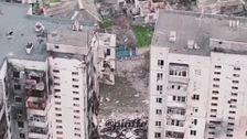 Ucrania utiliza drones para llevar comida a los 2.000 supervivientes que pasan hambre en la ocupada Oleshki