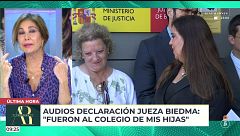 Ana Rosa reacciona a la declaración de la jueza Biedma: "Es de las cosas más inquietantes que he visto en una democracia"