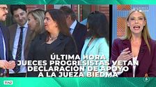 Jueces progresistas vetan una declaración de apoyo a la jueza Biedma
