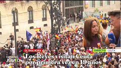 Estefanía, vecina de Ceuta, ante la visita de los Reyes: “Ha llegado tarde, pero sabemos que no es culpa de él”