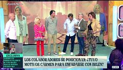 ¿Tuvo Carmen Borrego motivos para enfadarse con Belén Esteban? Los colaboradores se posicionan