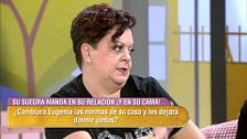 Eugenia alucina al saber que su yerno la ha llevado a 'El diario de Jorge' para pedirle permiso para dormir con su hija