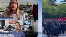 Pablo Fernández denuncia brutalidad policial contra los profesores: “Hay tres personas ingresadas”