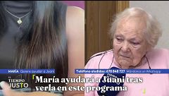 María ayudará a Juani tras verla en 'El tiempo justo': "La casa que iba a alquilar, se la dejo a ella"
