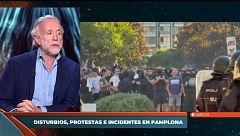 Eduardo Inda, ante las imágenes de los disturbios y protestas en Pamplona: "Nos retrotrae a los peores años de ETA, es espeluznante"