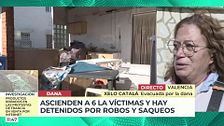 Xelo, evacuada por la dana, rompe a llorar al regresar a su casa: "Lo he perdido todo"